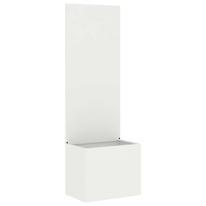 Vidaxl Paravent de jardin en acier blanc 150 cm - Jusqu'à -34%