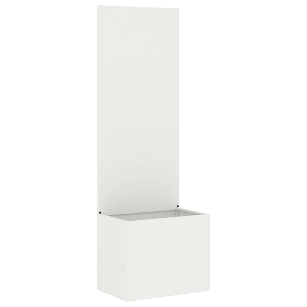 Vidaxl Paravent de jardin en acier blanc 150 cm - Jusqu'à -34%