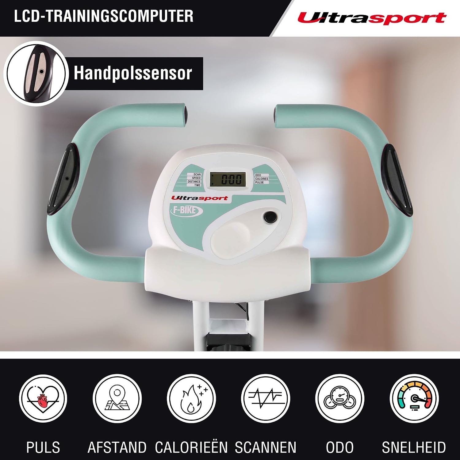Vélo d'appartement pliable Menthe - 8 niveaux - Jusqu'à -35%