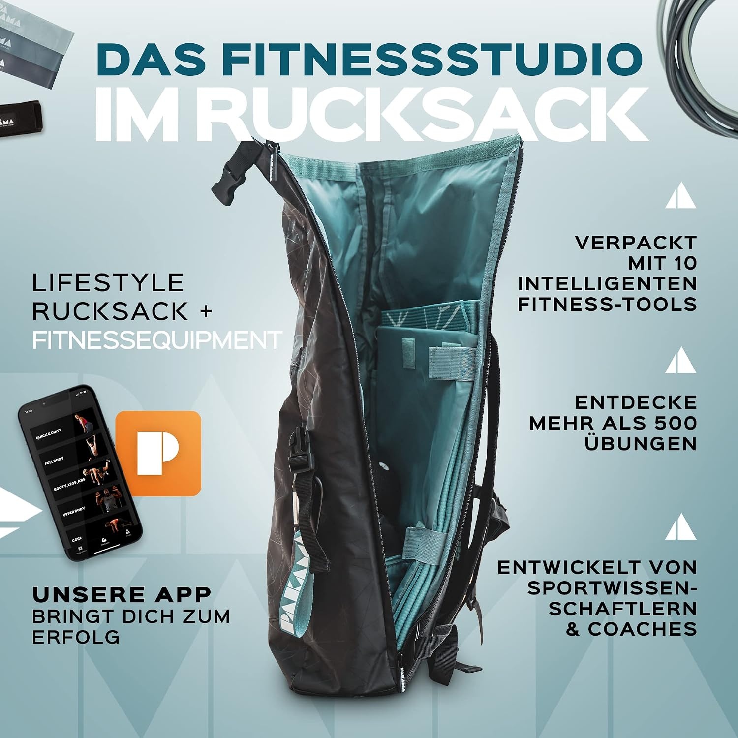 Sac de sport complet 10 accessoires - Noir Berlin - Jusqu'à -35%