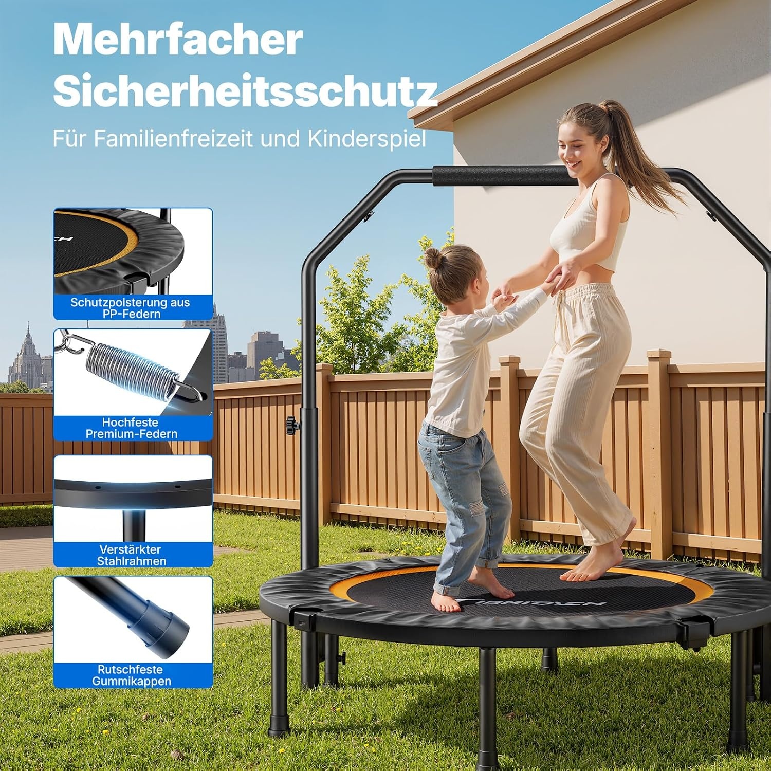 Mini-Trampoline Fitness Pliable - Jusqu'à 34% de réduction