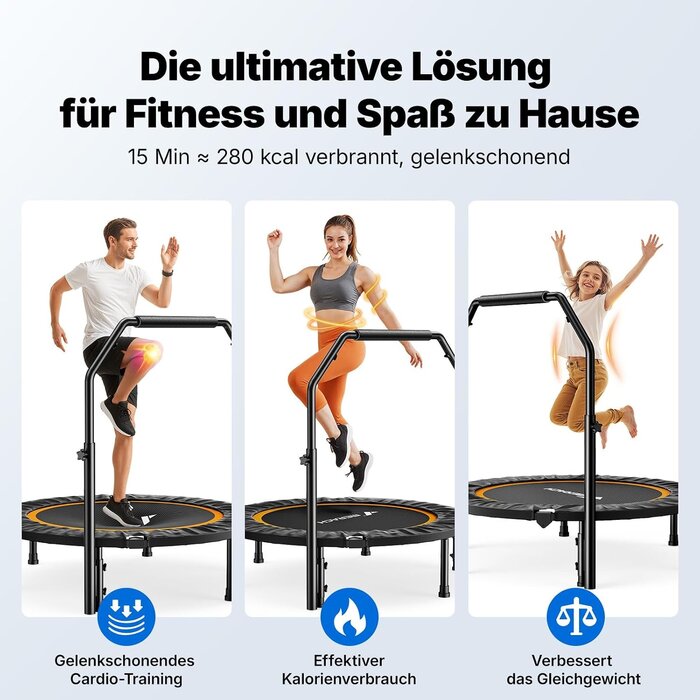 Mini-Trampoline Fitness Pliable - Jusqu'à 34% de réduction