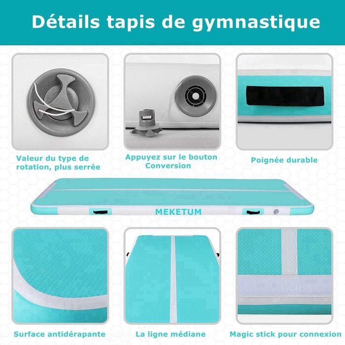 Tapis de gymnastique Air Track - Jusqu'à -34% sur votre équipement sportif