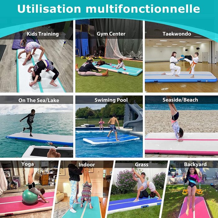 Tapis de gymnastique Air Track - Jusqu'à -34% sur votre équipement sportif