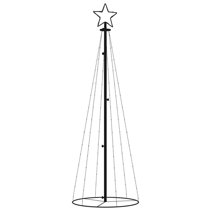Sapin de Noël conique lumineux 180cm, 108 LED - Jusqu'à 33% de remise