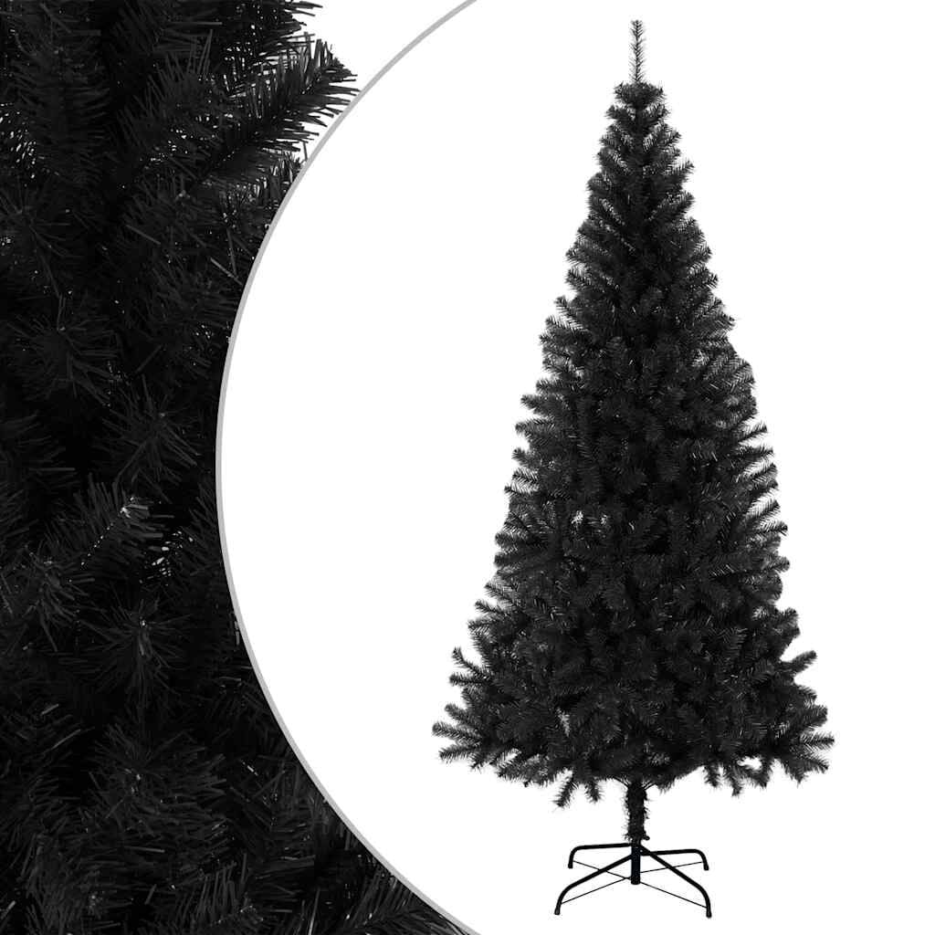 Sapin de Noël Noir 210 cm - Jusqu'à 82% de réduction