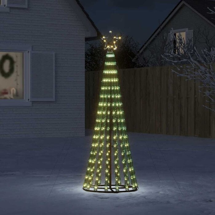 Sapin de Noël Lumineux 180cm - 275 LED Blanc Chaud - Jusqu'à -34%