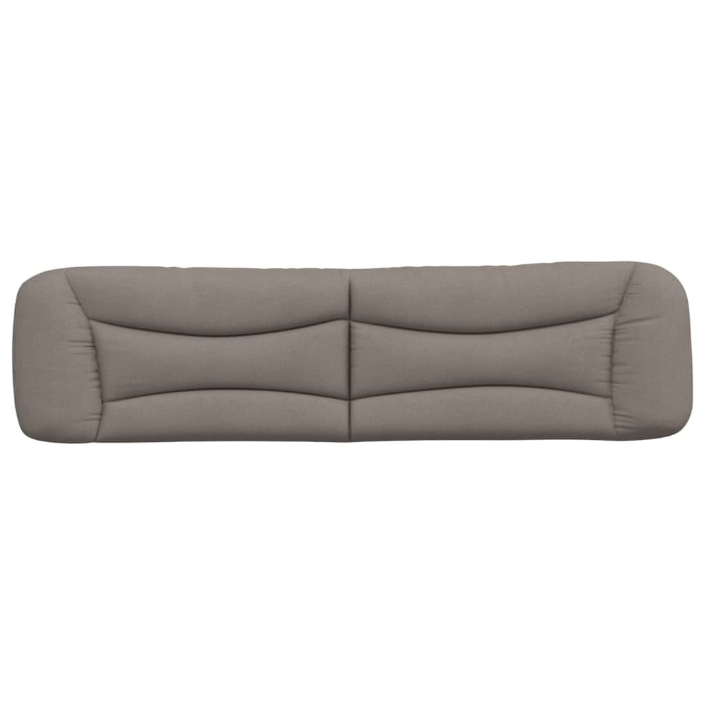 Coussin tête de lit 200 cm Taupe - Confort optimal - Jusqu'à -81%