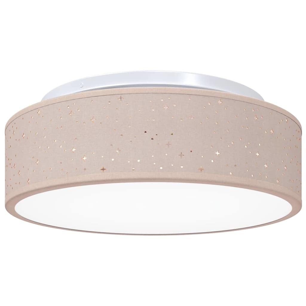 Plafonnier en tissu taupe 38 cm - Jusqu'à -33% sur l'outlet
