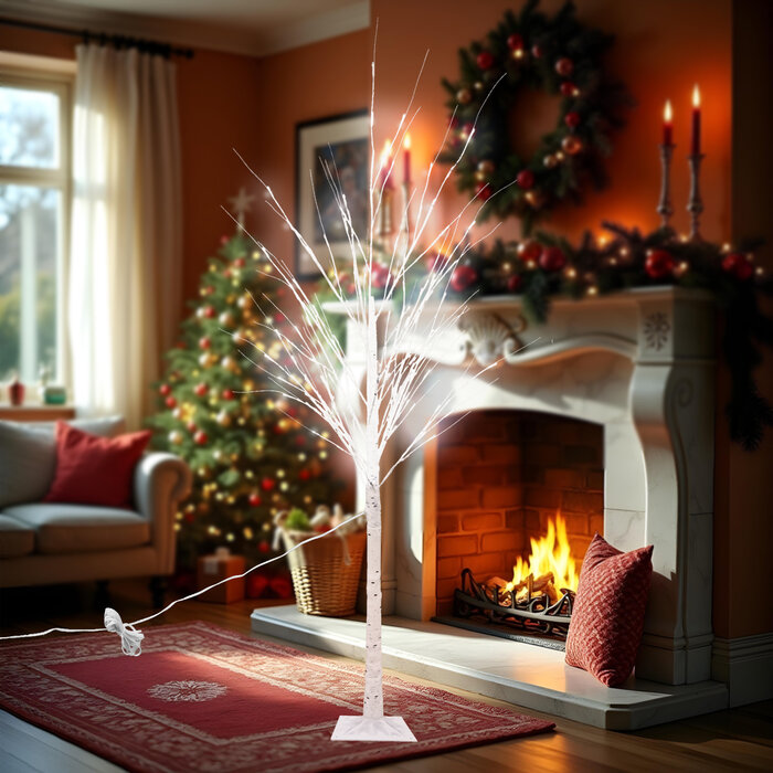 Bouleau lumineux LED 180 cm - Jusqu'à -33% sur une sélection