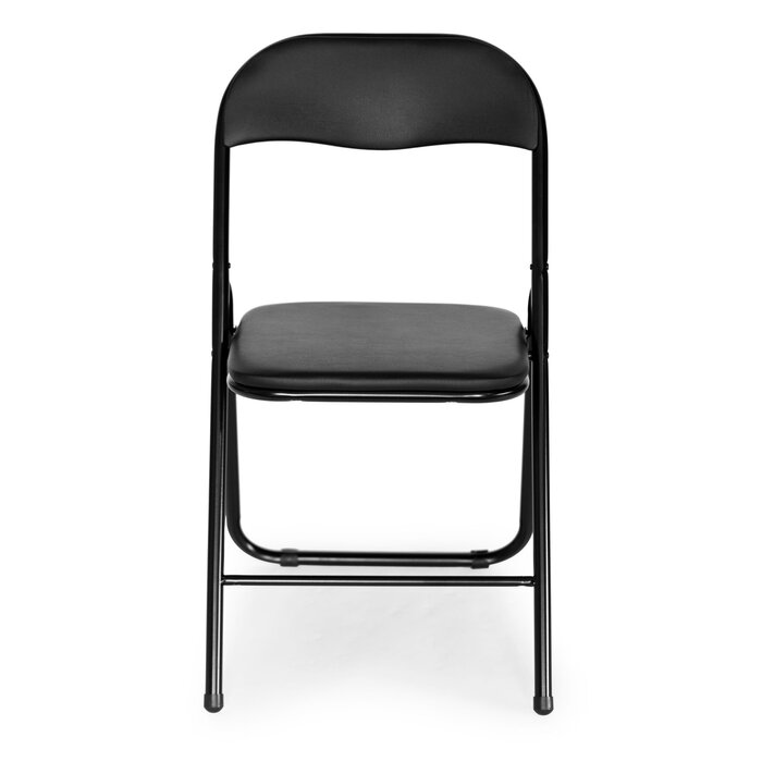 Lot de 4 chaises pliantes noir - Jusqu'à -29% sur votre mobilier d'appoint