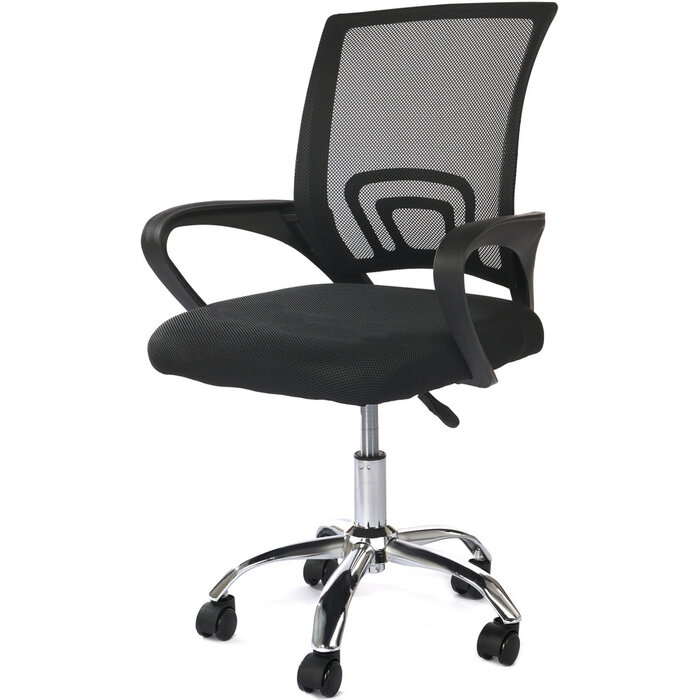 Chaise de bureau ergonomique - Mesh noir - Jusqu'à -32% sur votre confort