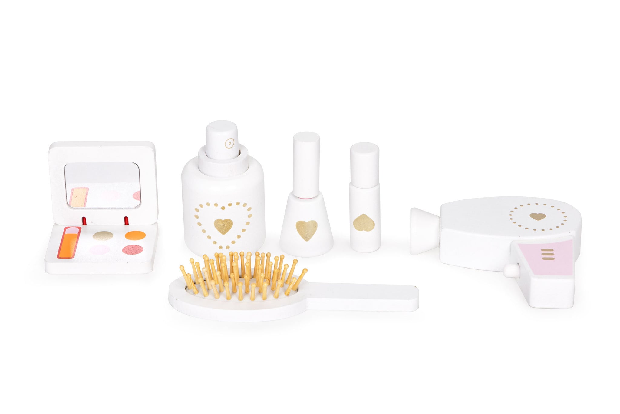 Coiffeuse pour enfant avec miroir et tabouret - Blanc - Jusqu'à 34% de remise