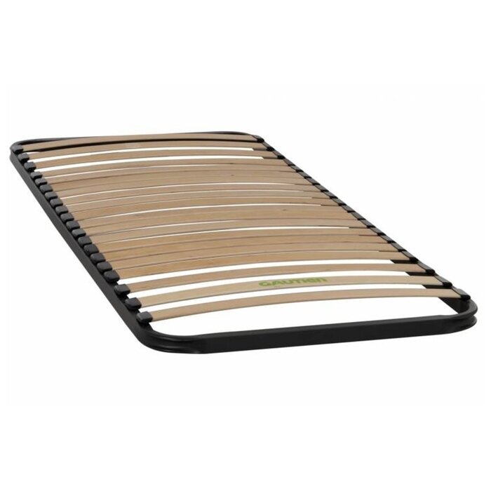 Sommier 90x200cm à lattes bouleau - Cadre métal - Jusqu'à -23%