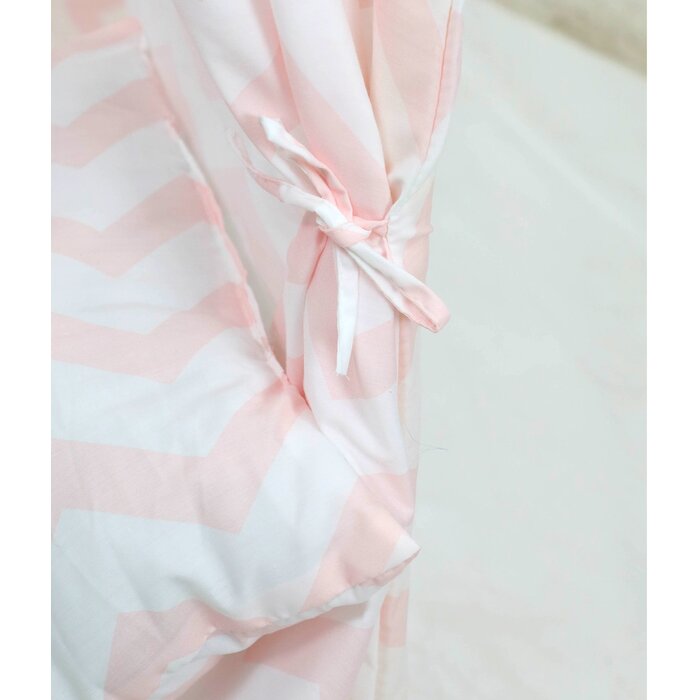 Tipi Enfant Rose Zigzag 120x160cm - Jusqu'à 33% de réduction