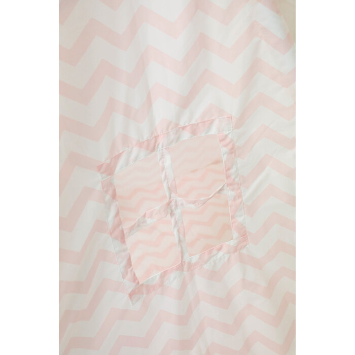 Tipi Enfant Rose Zigzag 120x160cm - Jusqu'à 33% de réduction