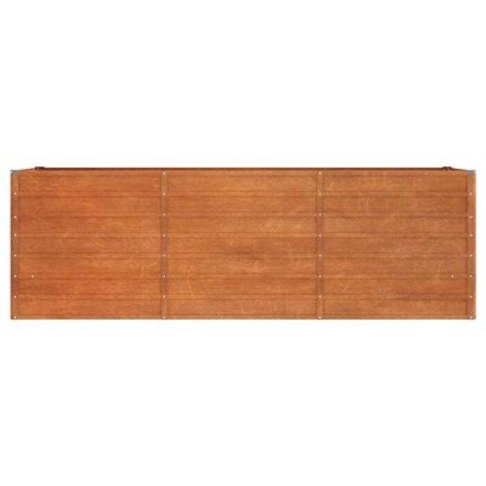 Jardinière surélevée en acier corten 240cm - Jusqu'à -29% sur votre jardin