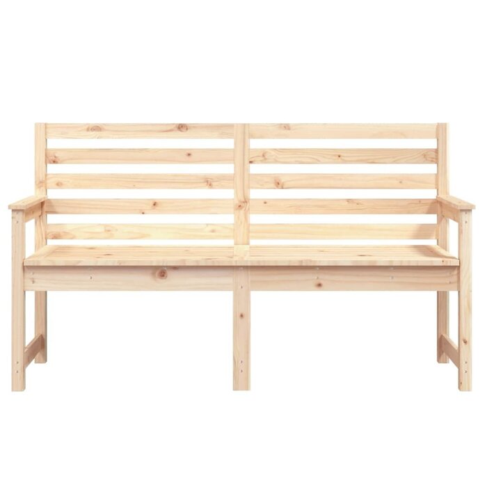 Banc de jardin en bois de pin massif - Jusqu'à 49% de remise