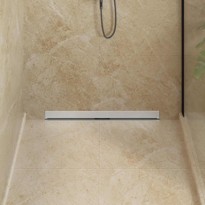 Caniveau de douche mural 80 cm en inox - Jusqu'à -34% sur nos retours