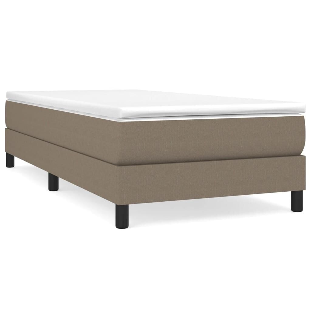 Cadre de lit en tissu taupe 90x190 cm - Jusqu'à -44% de remise