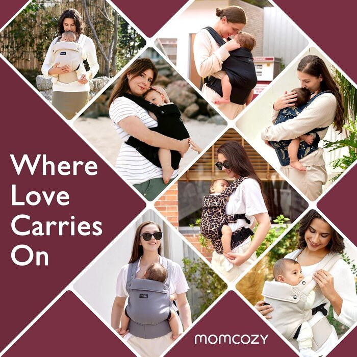 Porte-bébé ergonomique noir 3-20 kg - Jusqu'à -29% sur votre confort