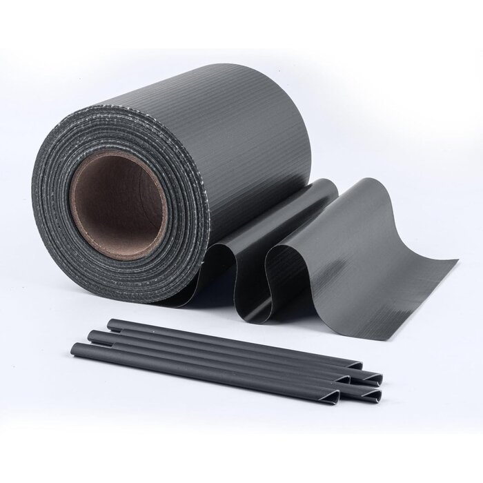 Bande d'occultation PVC 35m Anthracite - Jusqu'à -27% sur votre intimité