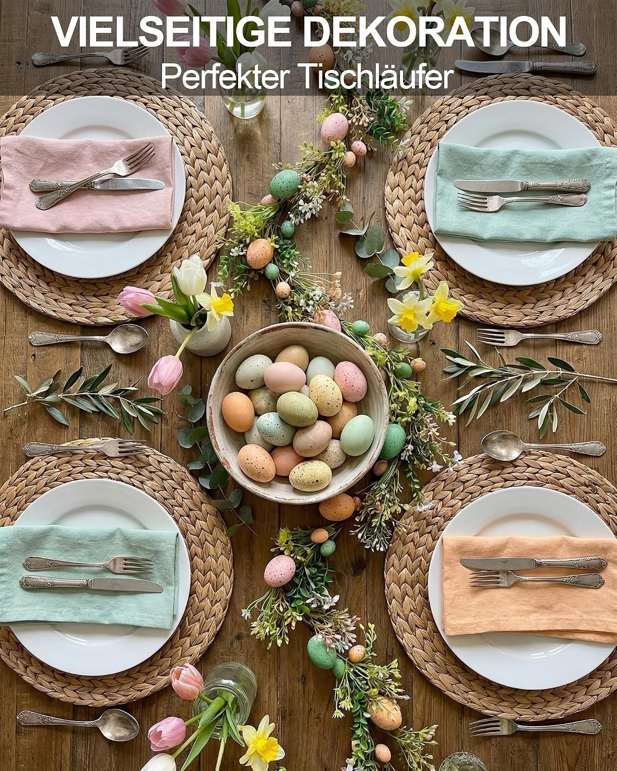 Lot de 2 Guirlandes de Pâques 360 cm - Jusqu'à -32% sur votre décoration