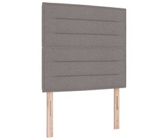 Vidaxl Tête de lit taupe 100x128cm - Rembourrage mousse - Jusqu'à -51%