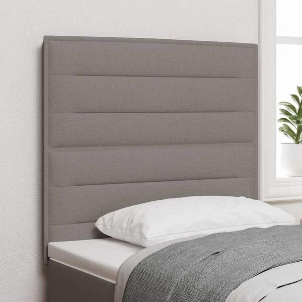 Tête de lit taupe 100x128cm - Rembourrée - Jusqu'à -34% sur l'outlet