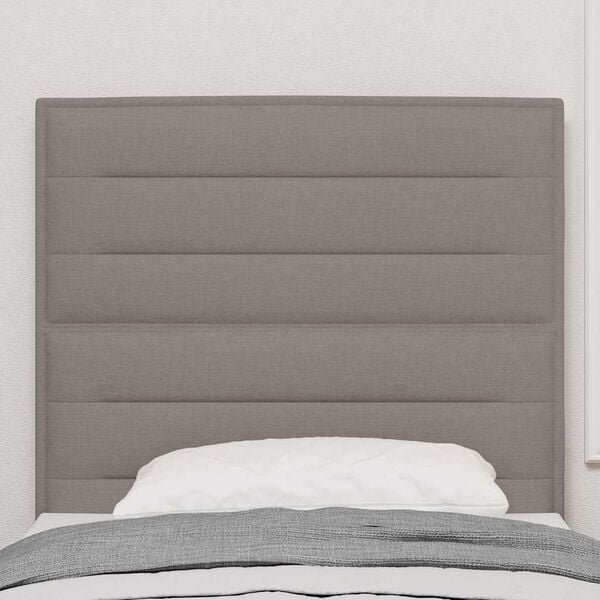 Tête de lit taupe 100x128cm - Rembourrée - Jusqu'à -34% sur l'outlet