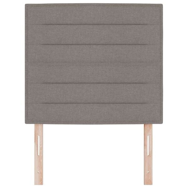 Tête de lit taupe 100x128cm - Rembourrée - Jusqu'à -34% sur l'outlet