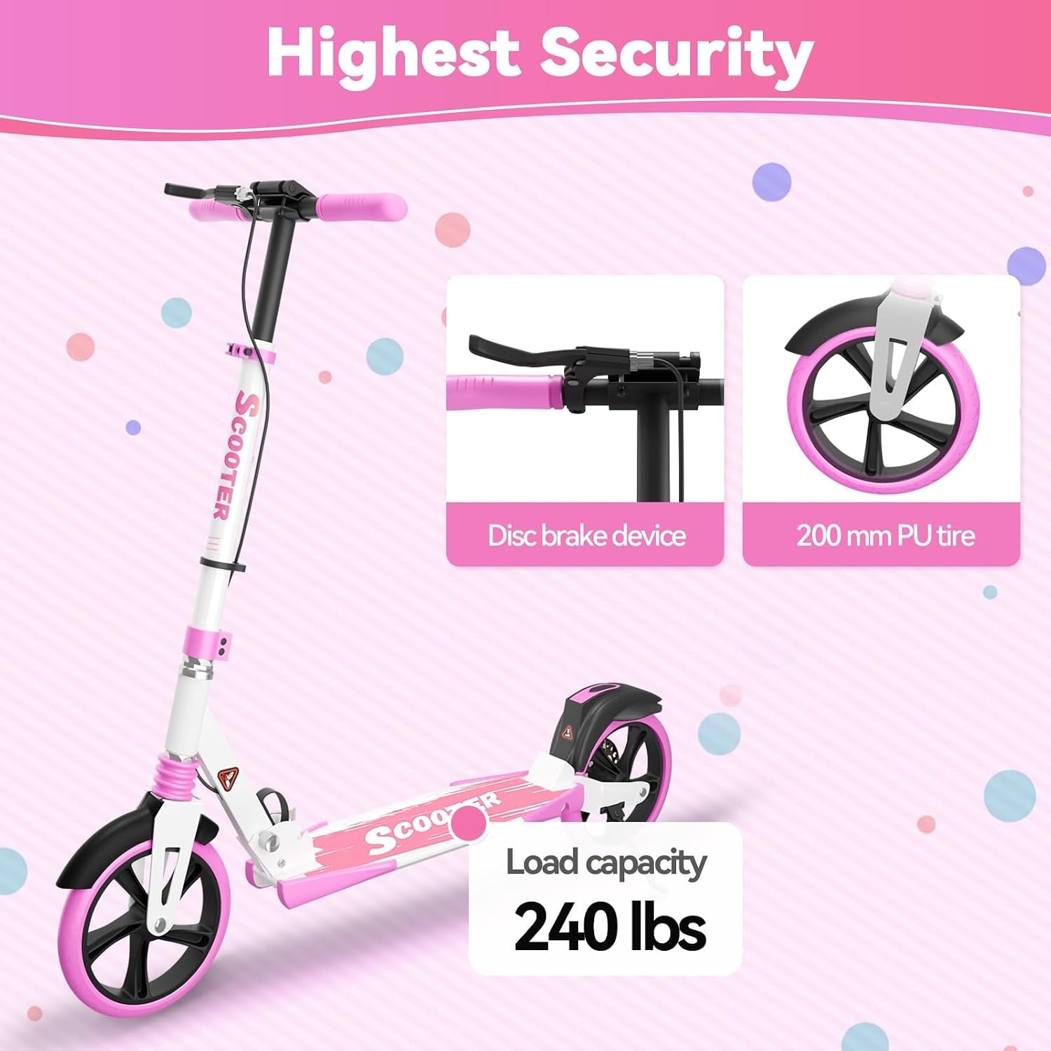 Trottinette pliable adulte - Frein à disque - Jusqu'à 33% de remise