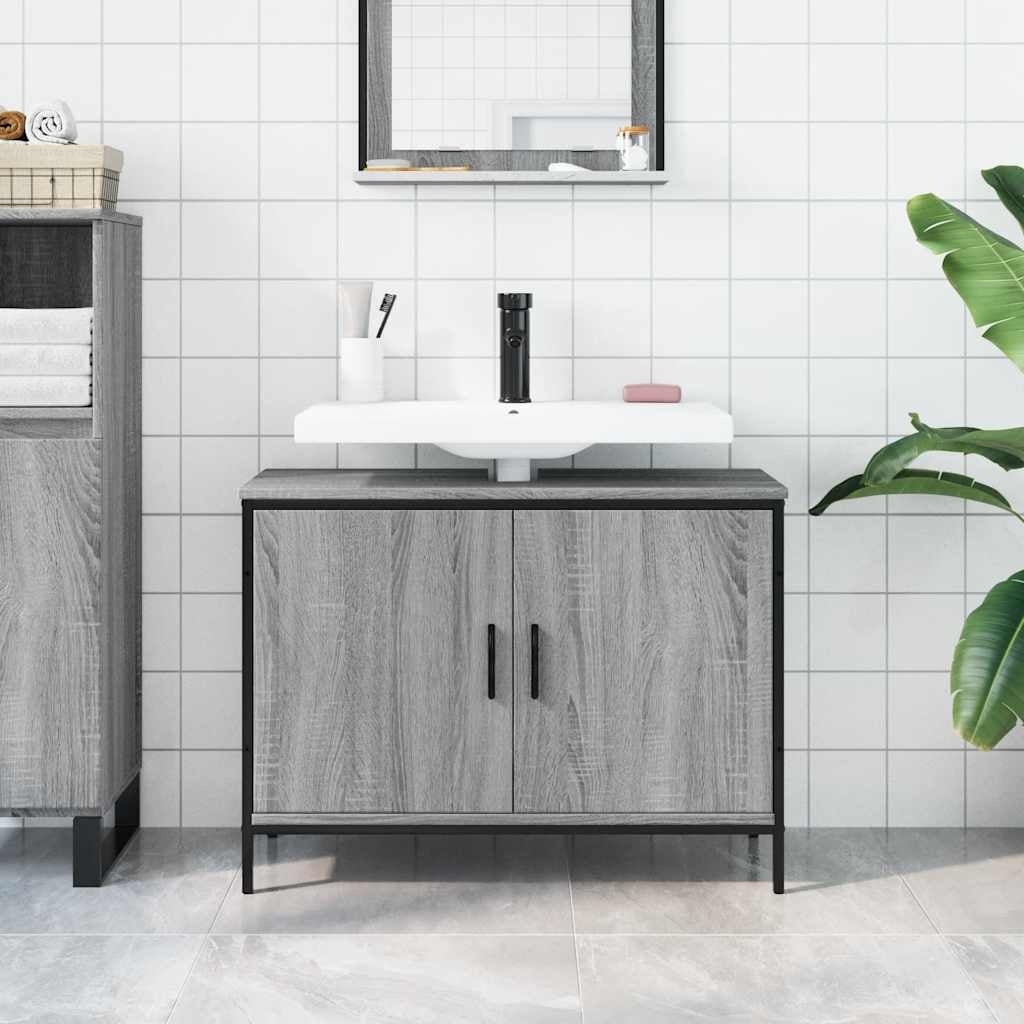 Meuble sous-vasque 80x30x60 cm chêne sonoma - Jusqu'à -34%