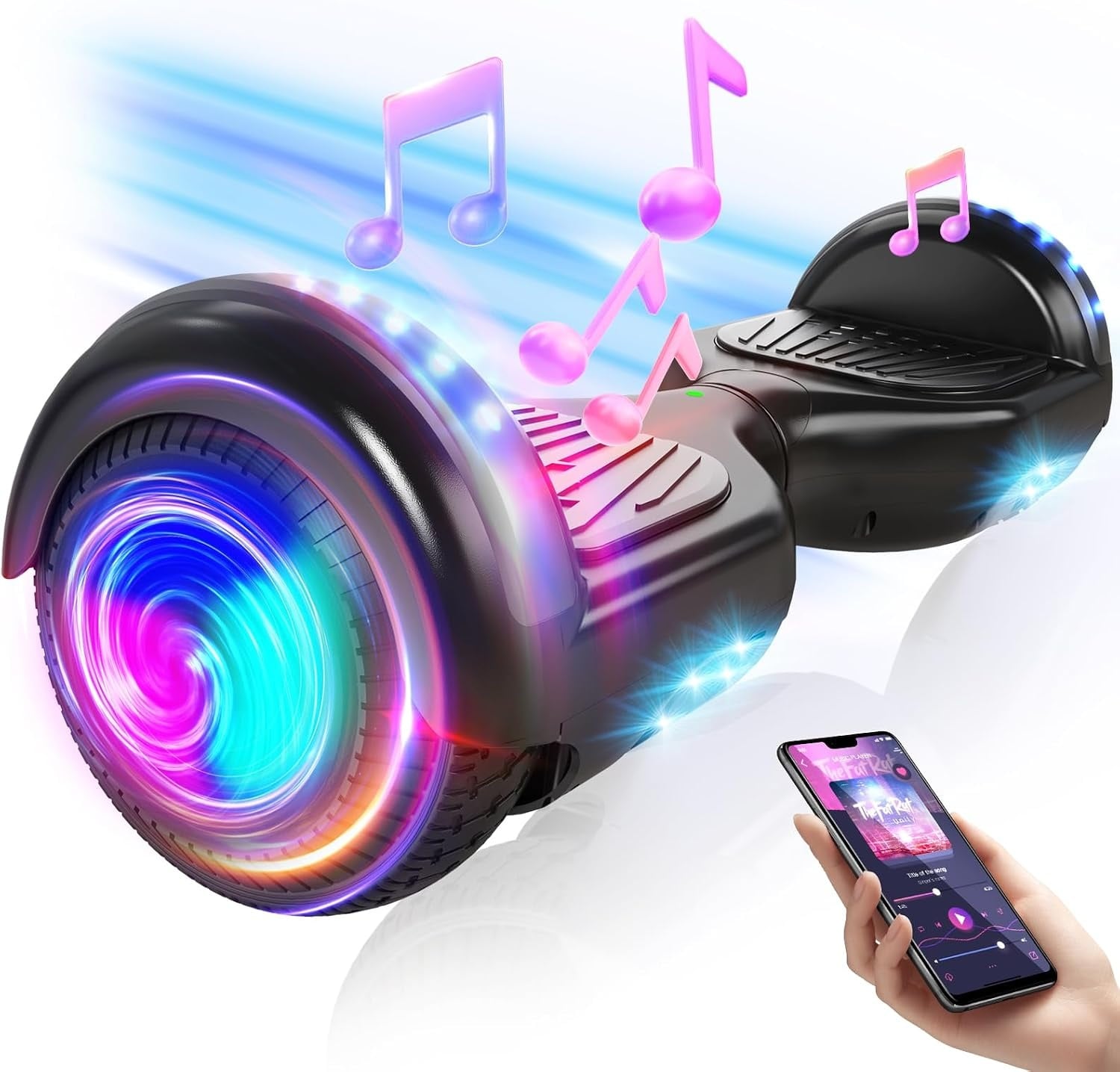 Hoverboard 6,5 pouces pour enfants - Noir - Jusqu'à -35% sur l'outlet