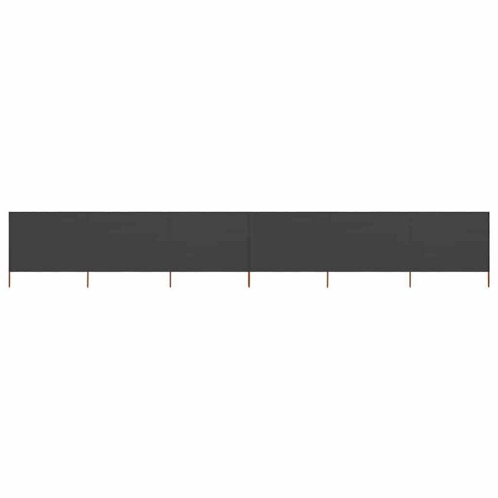 Brise-vent pliable 6 panneaux anthracite - Jusqu'à 34% de remise