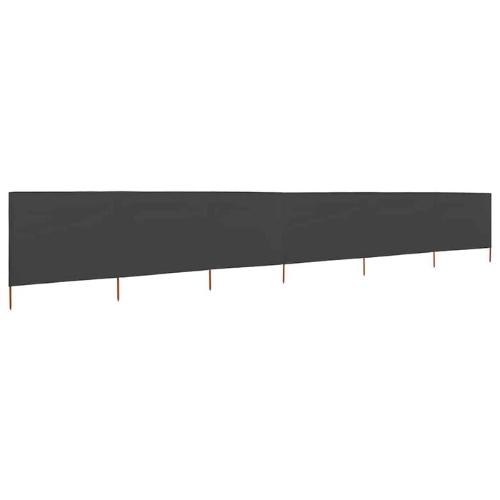 Brise-vent pliable 6 panneaux anthracite - Jusqu'à 34% de remise