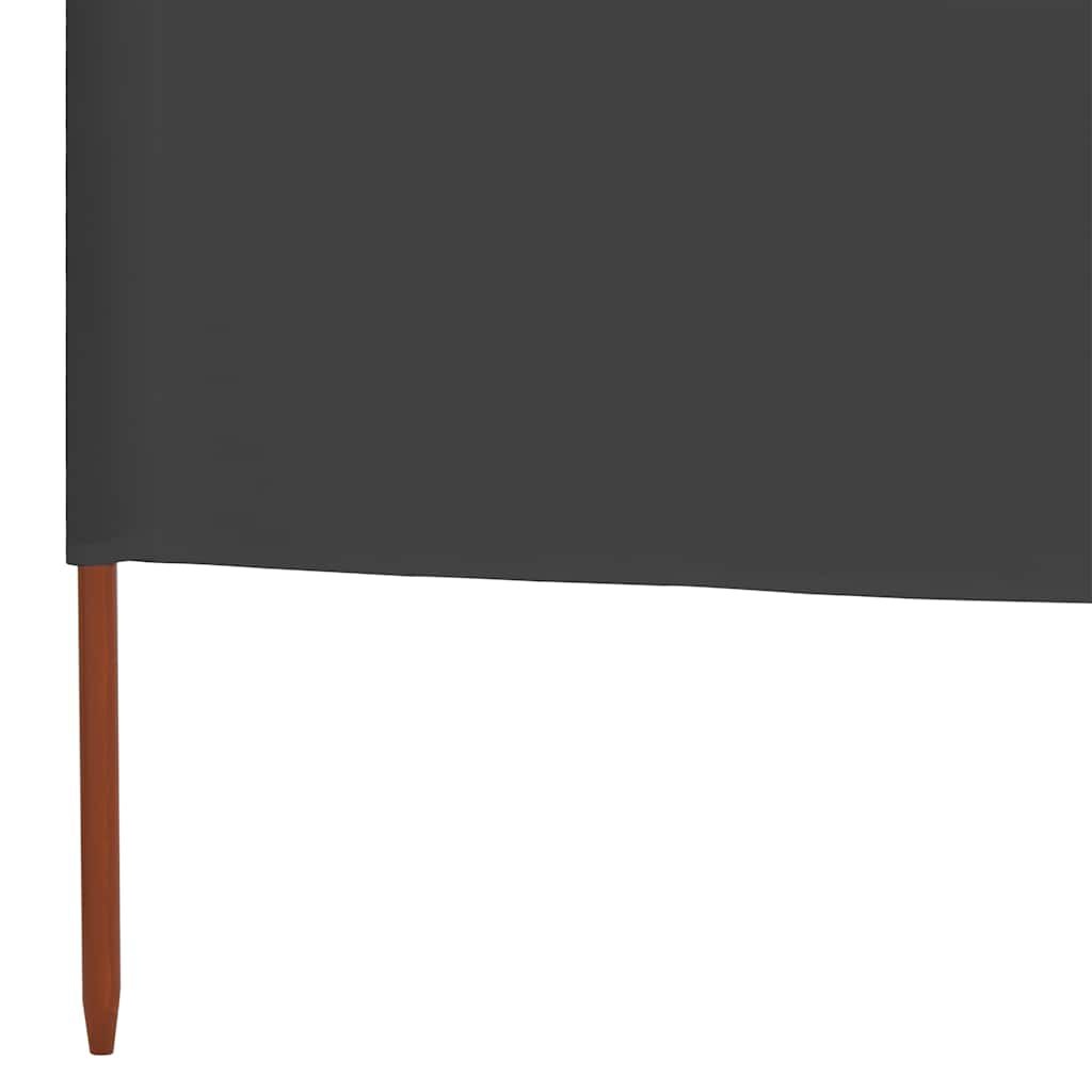 Brise-vent pliable 6 panneaux anthracite - Jusqu'à 34% de remise