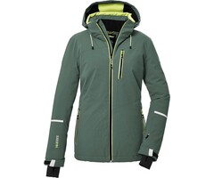 Killtec Veste de ski femme imperméable vert-gris - Jusqu'à 30% de remise