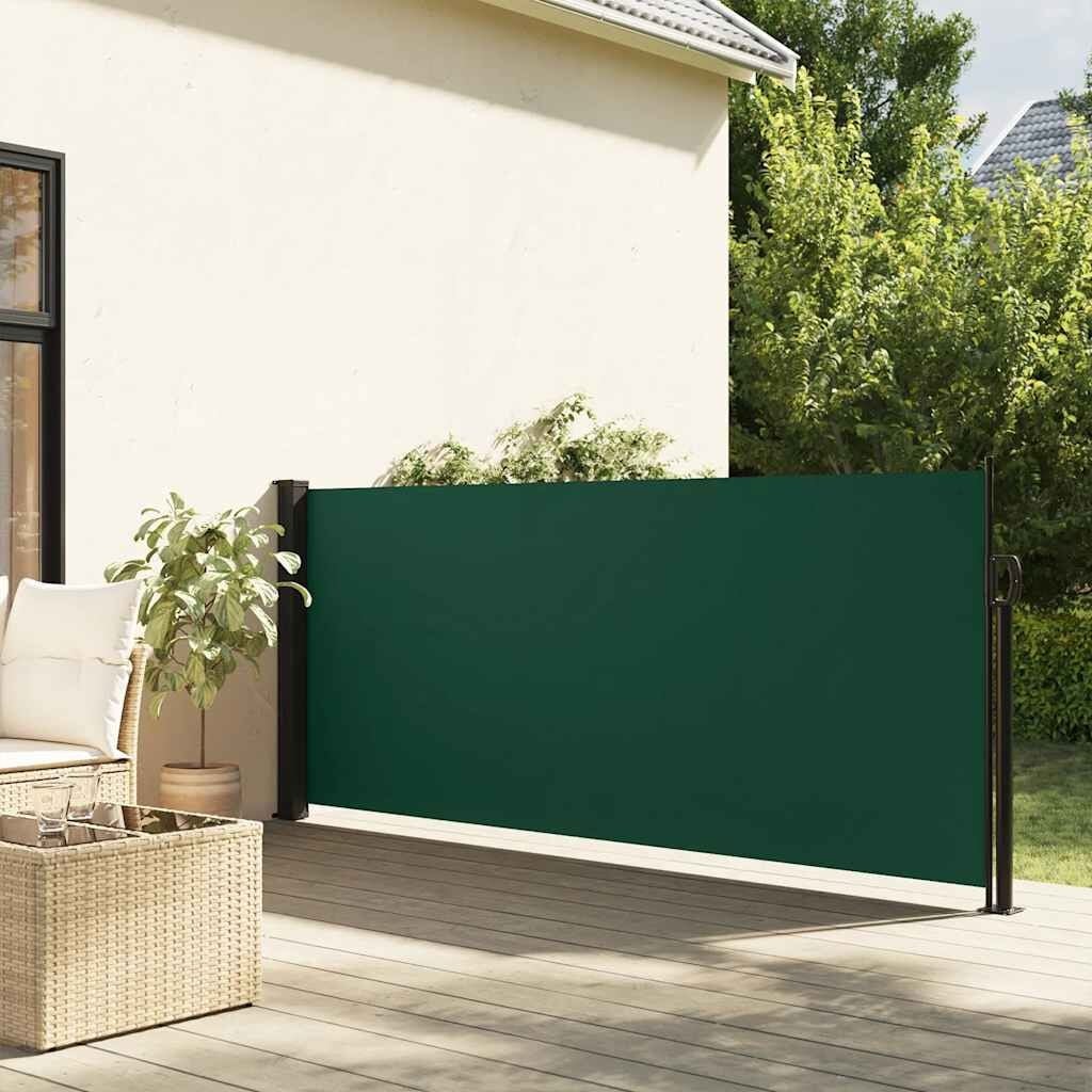 Paravent rétractable 120 x 500 cm - Vert - Jusqu'à 34% de remise