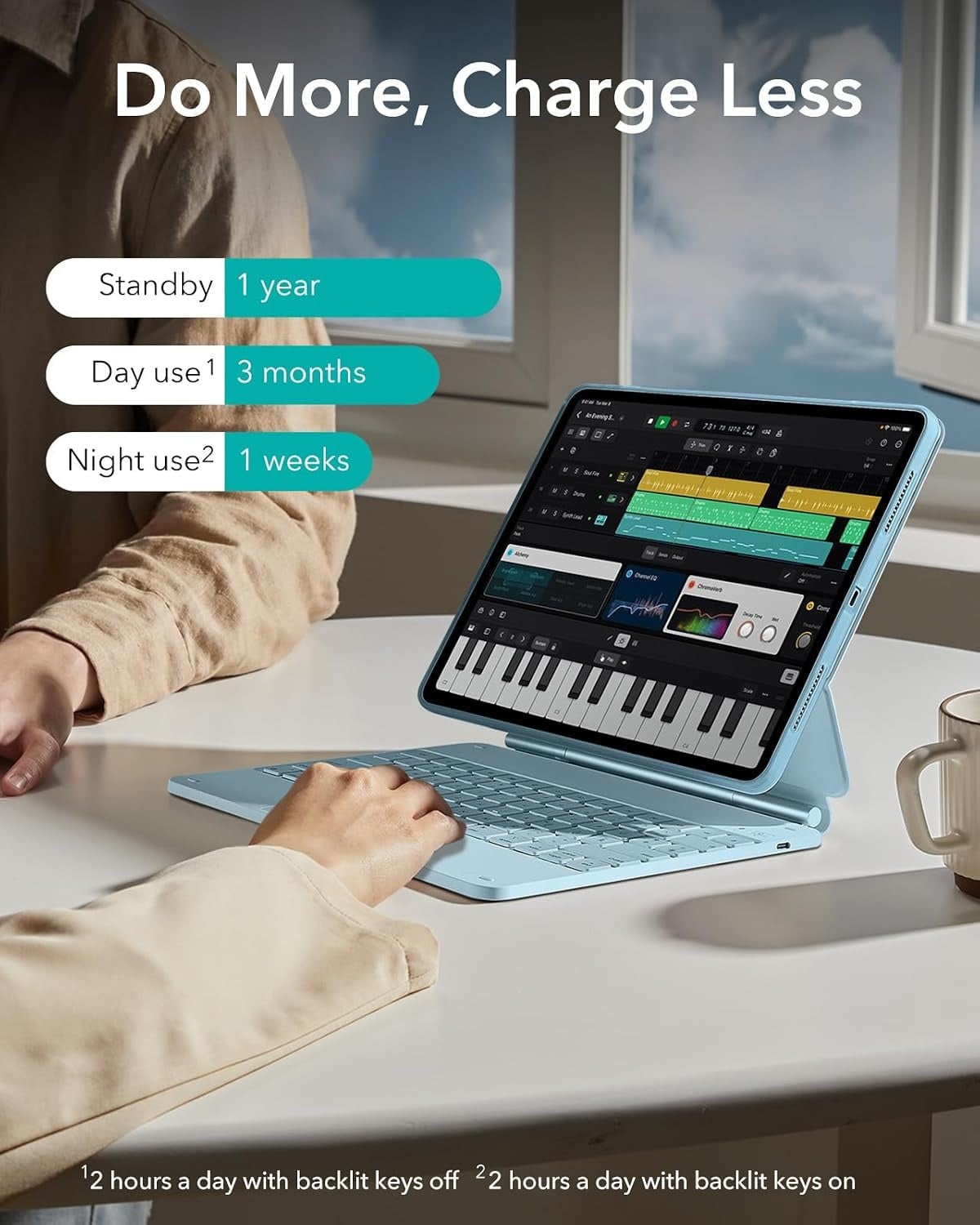 Étui Clavier Magnétique pour iPad Pro 13" (M4, 2024) - Jusqu'à -29%