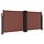 Paravent latéral rétractable 100x600 cm - Marron - Jusqu'à -34% de réduction