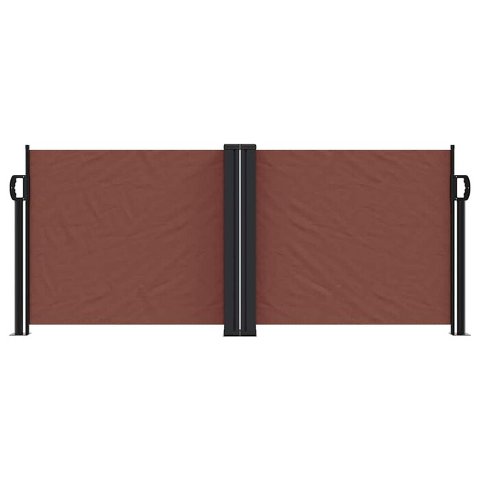 Paravent latéral rétractable 100x600 cm - Marron - Jusqu'à -34% de réduction