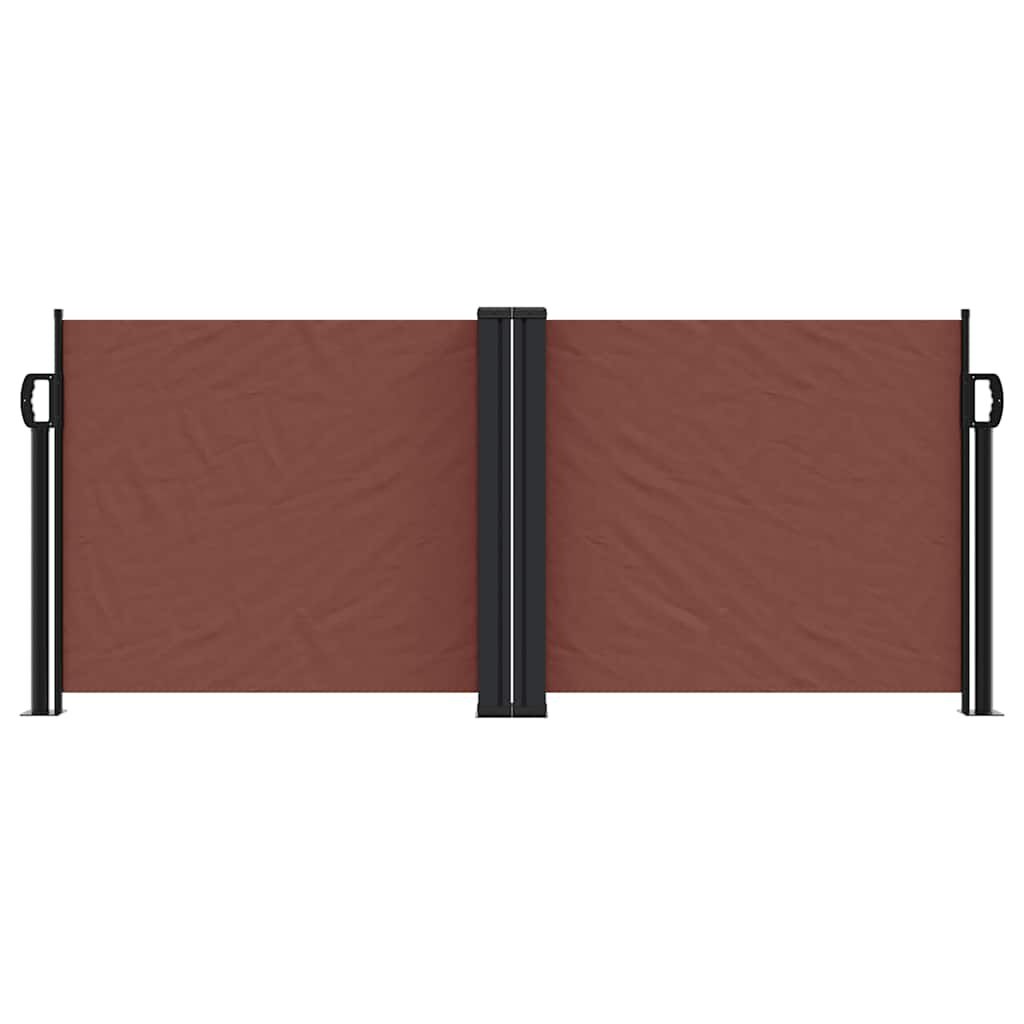 Vidaxl Paravent latéral rétractable 100x600 cm - Marron - 64% de remise
