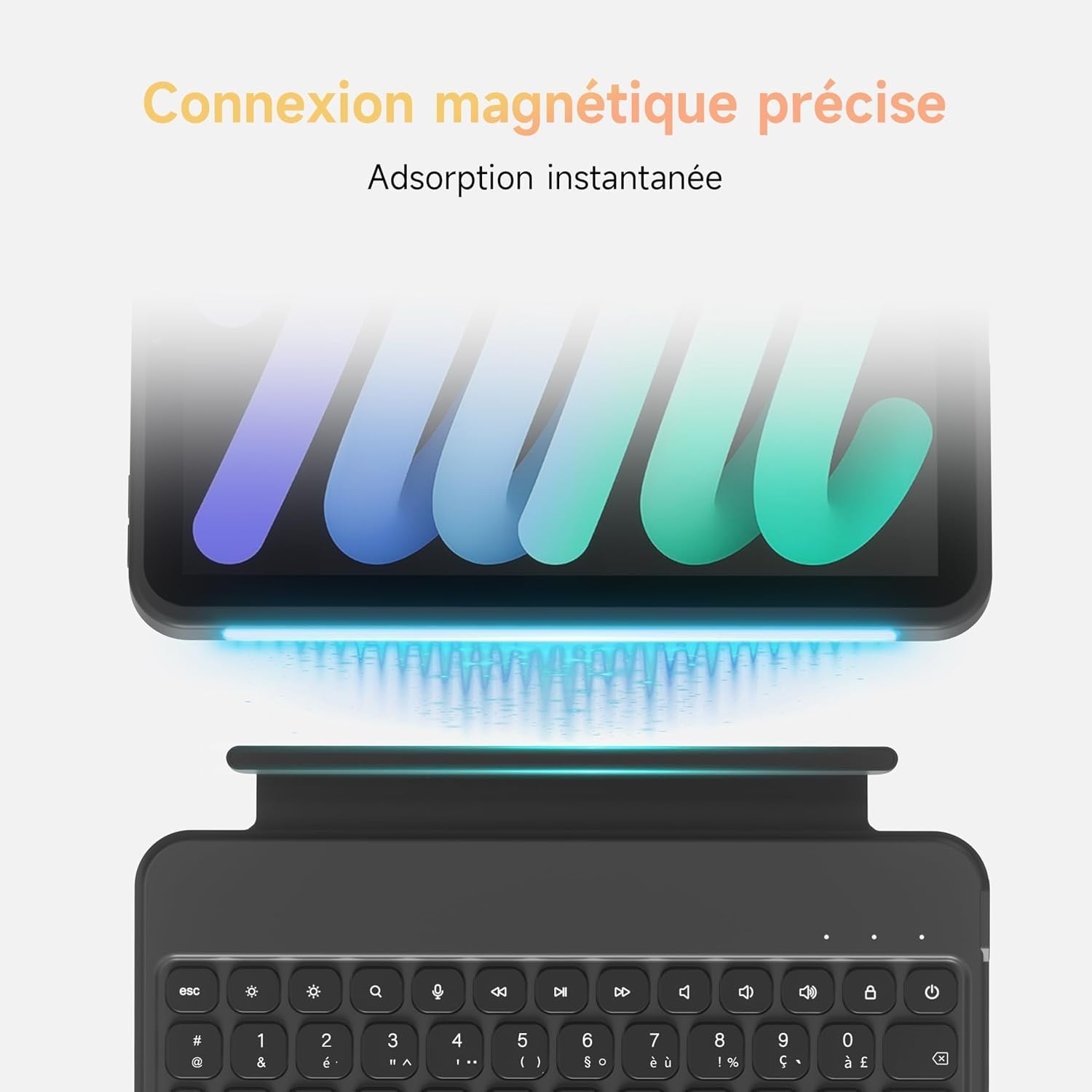 Étui clavier folio pour iPad Mini 6 - Magnétique - Jusqu'à -29%