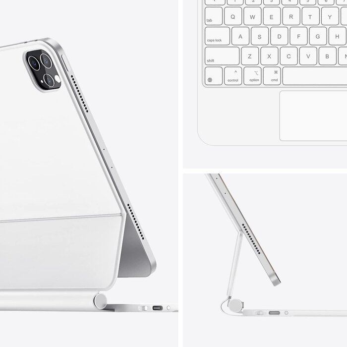 Étui Clavier iPad Pro 12,9" avec Pavé Tactile - Blanc - Jusqu'à 34% de réduction