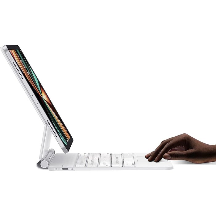 Étui Clavier iPad Pro 12,9" avec Pavé Tactile - Blanc - Jusqu'à 34% de réduction