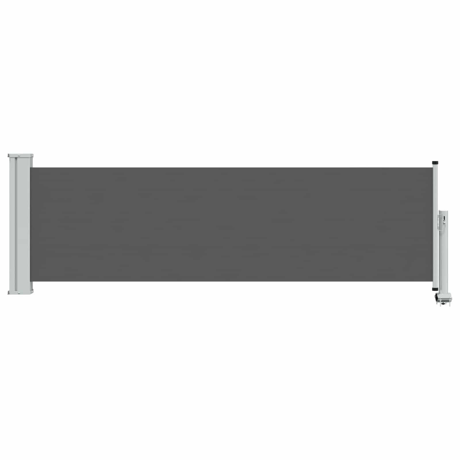 Pare-vue latéral rétractable 80x300cm anthracite - Jusqu'à -34% de remise