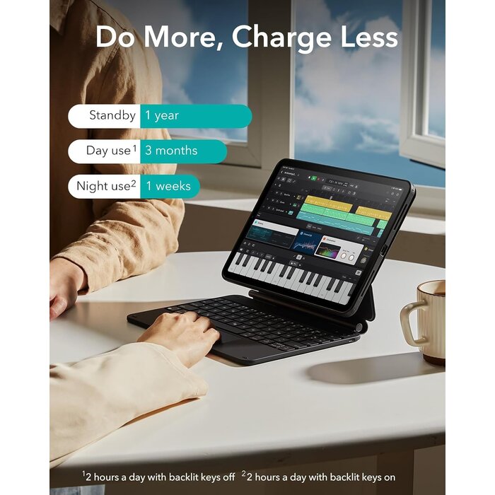Étui Clavier Magnétique iPad Air/Pro 11" - Jusqu'à -30%