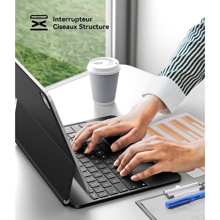 Clavier Magnétique iPad Air 13" / Pro 12.9" - Jusqu'à -34% sur l'Outlet