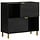 Buffet bas noir élégant 80x33x75 cm - Jusqu'à -34% sur votre achat